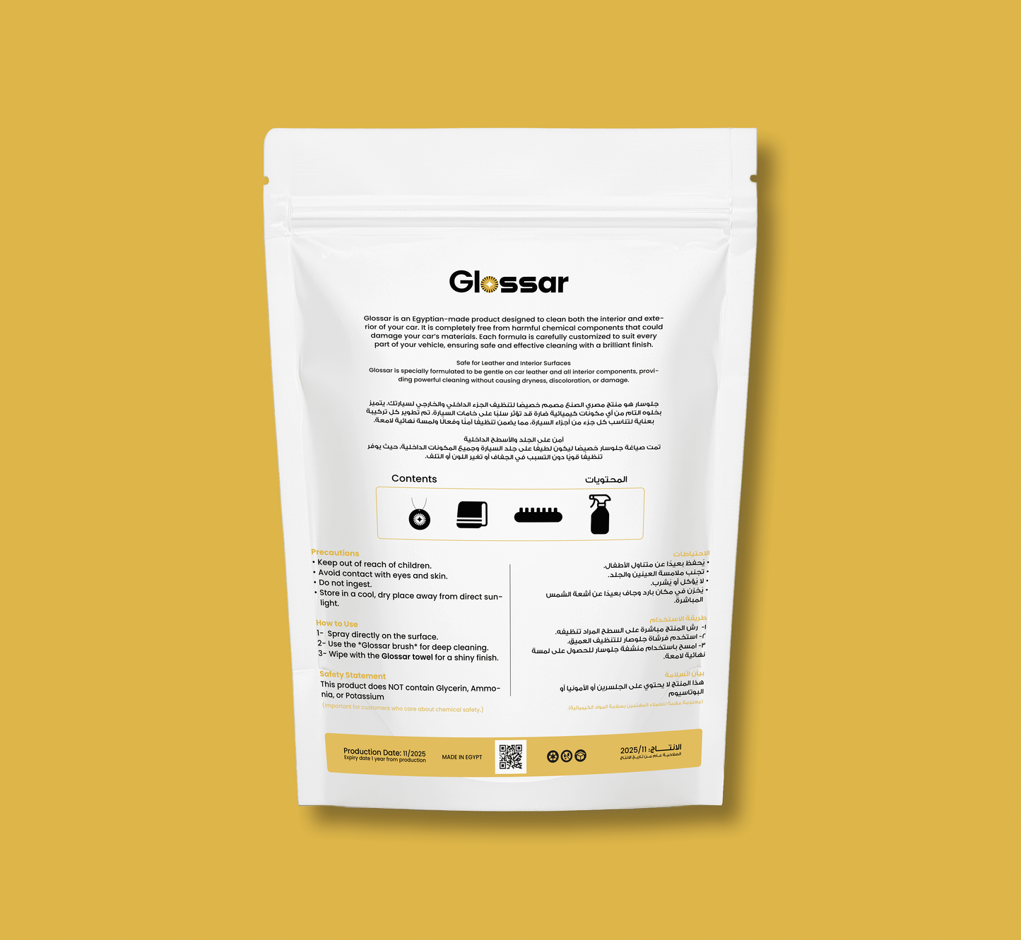 Glossar Car Interior Cleaner Kit